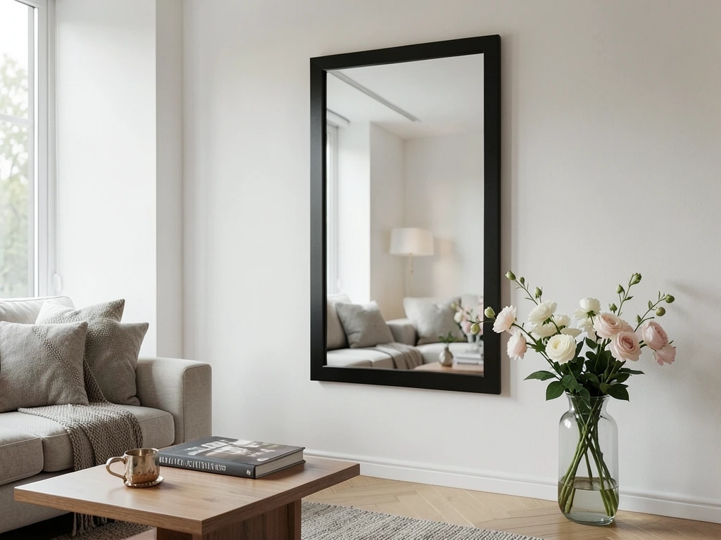 Prostokąt w szerokiej ramie